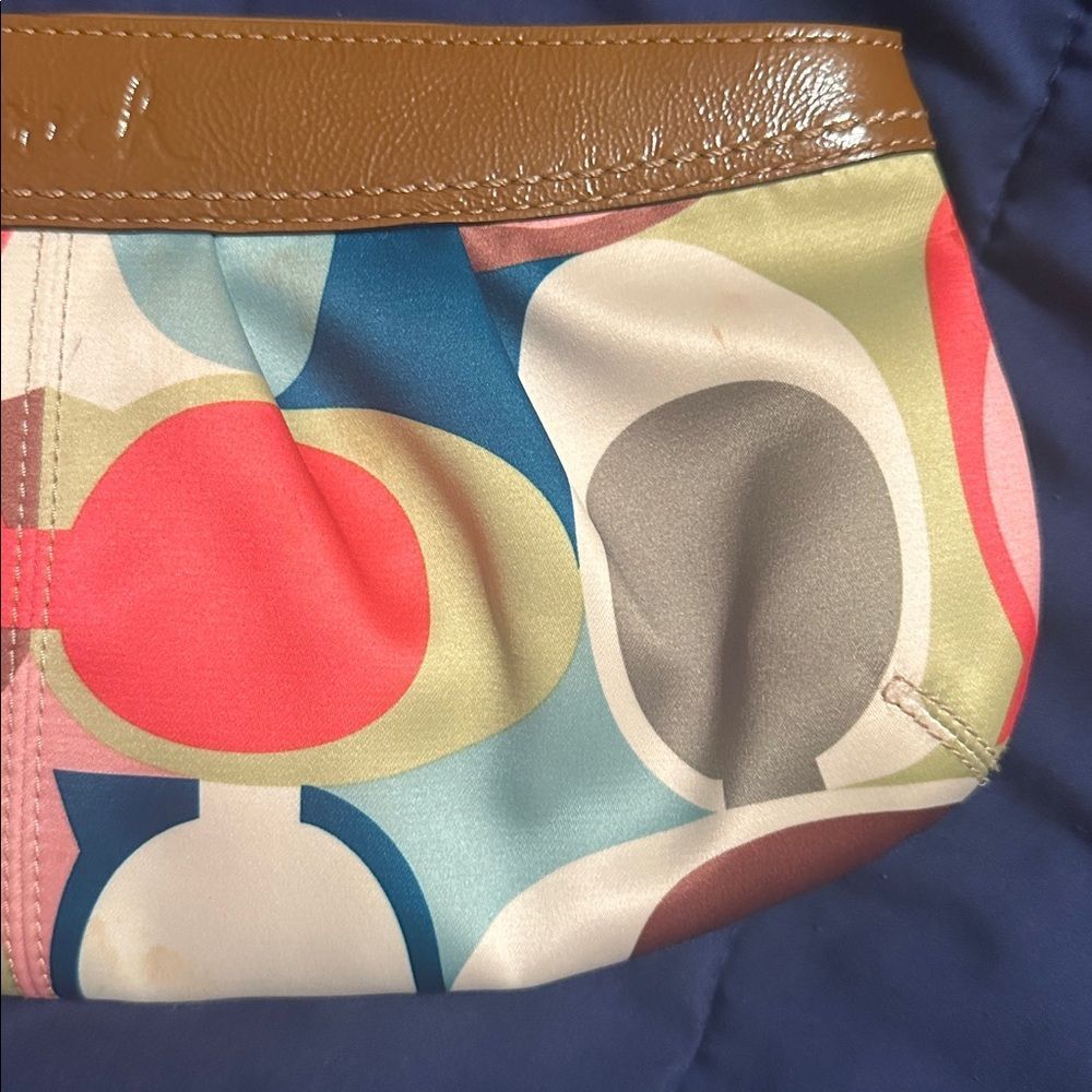 Coach Multicolor Signature Wristlet - Picture 3 of 5
